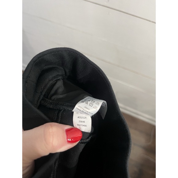 Spanx Perfect Pant High Rise Wide Leg Ponte Sz Large Office Contemporary‎ Black - Picture 4 of 5